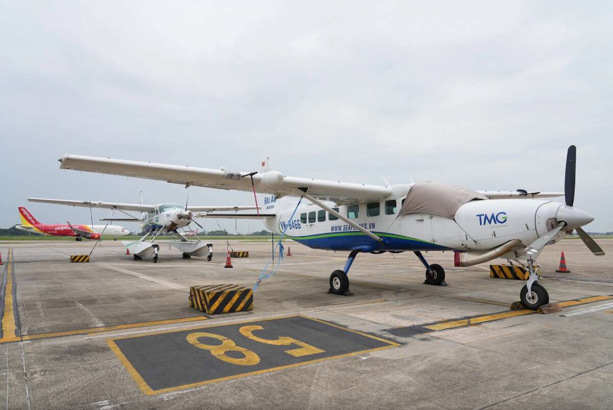 Hai sân bay nguy cơ ngập lụt do siêu bão Yagi, hàng trăm chuyến bay bị ảnh hưởng