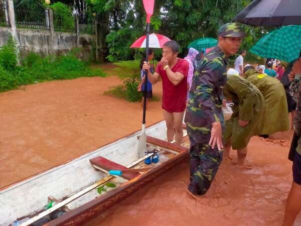 Mưa sau bão Yagi gây ngập lụt tại Lào, Thái Lan