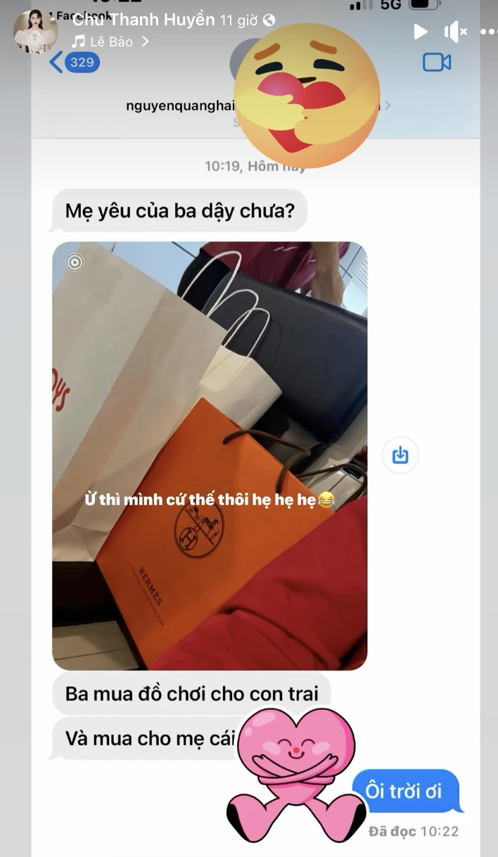 Chu Thanh Huyền khoe quà Hermes được Quang Hải mua tặng ngay sau trận thua sốc 0-4 của ĐT Việt Nam, netizen: EQ âm điểm!