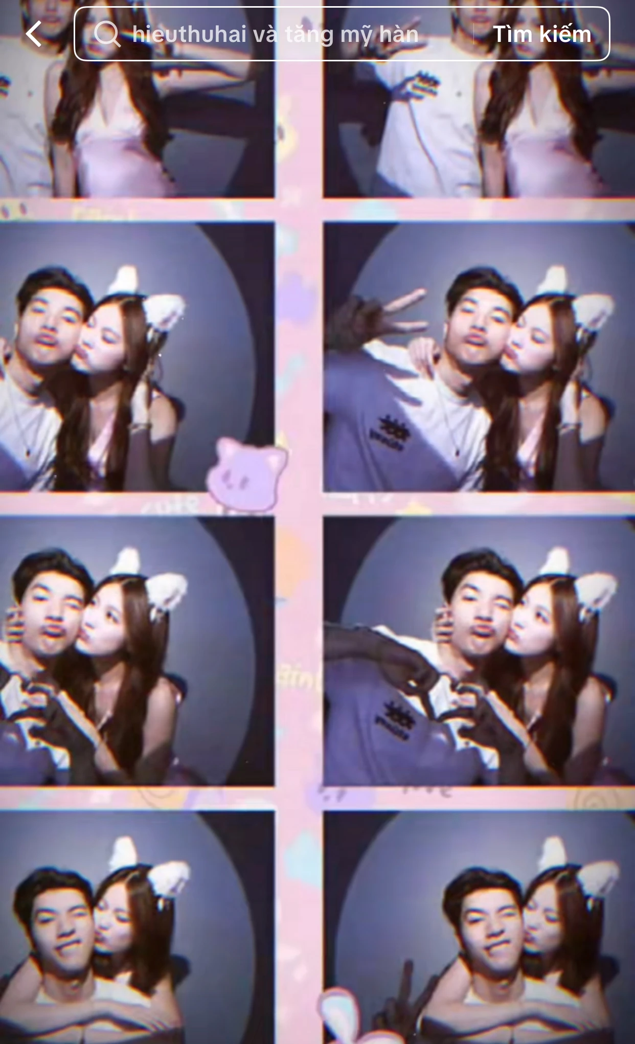 Trước khi lộ ảnh thân mật ở photobooth, HIEUTHUHAI và bạn gái còn bị 