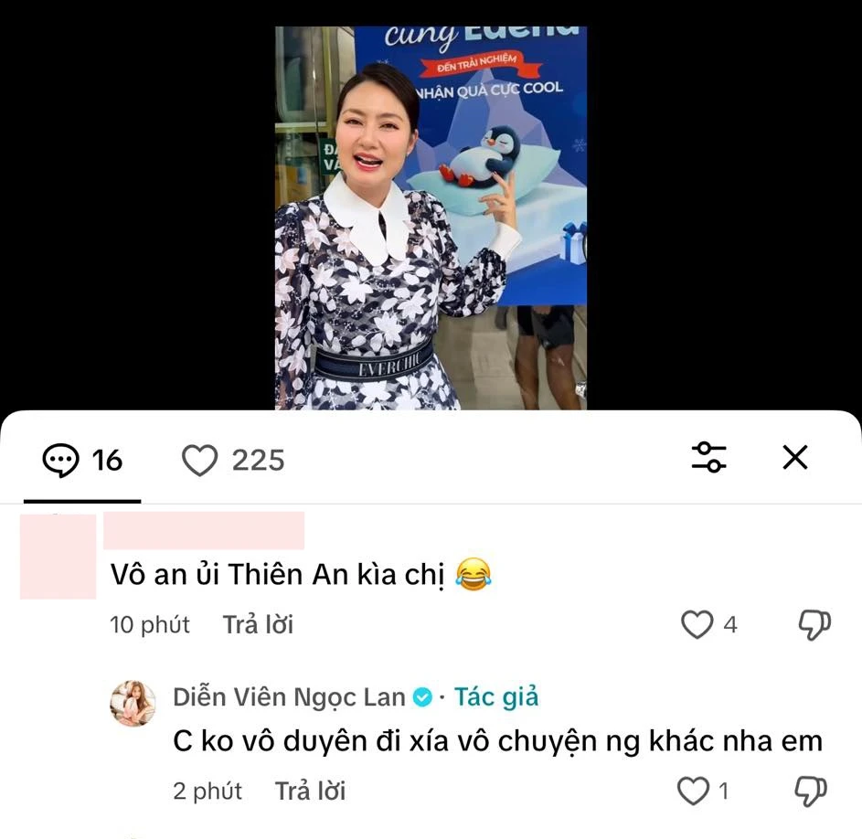 CĂNG: Diễn viên Ngọc Lan 