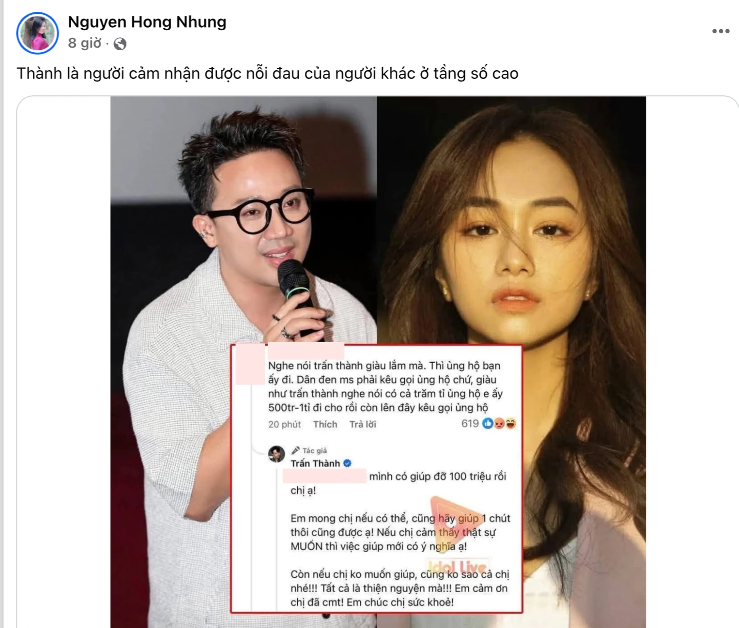 Vợ của Cục trưởng Xuân Bắc: 
