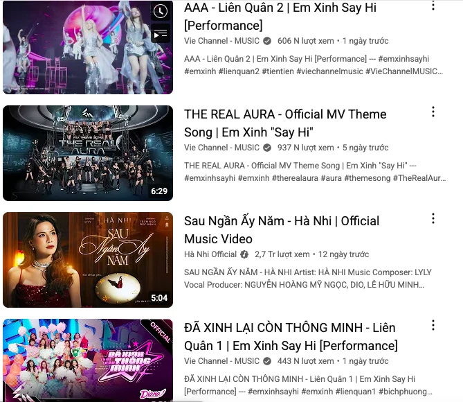 Đặc sản show Say Hi trở lại: Màn trình diễn của các Em Xinh đạt Top 1, 30 sao nữ đổ bộ trending cực đỉnh!