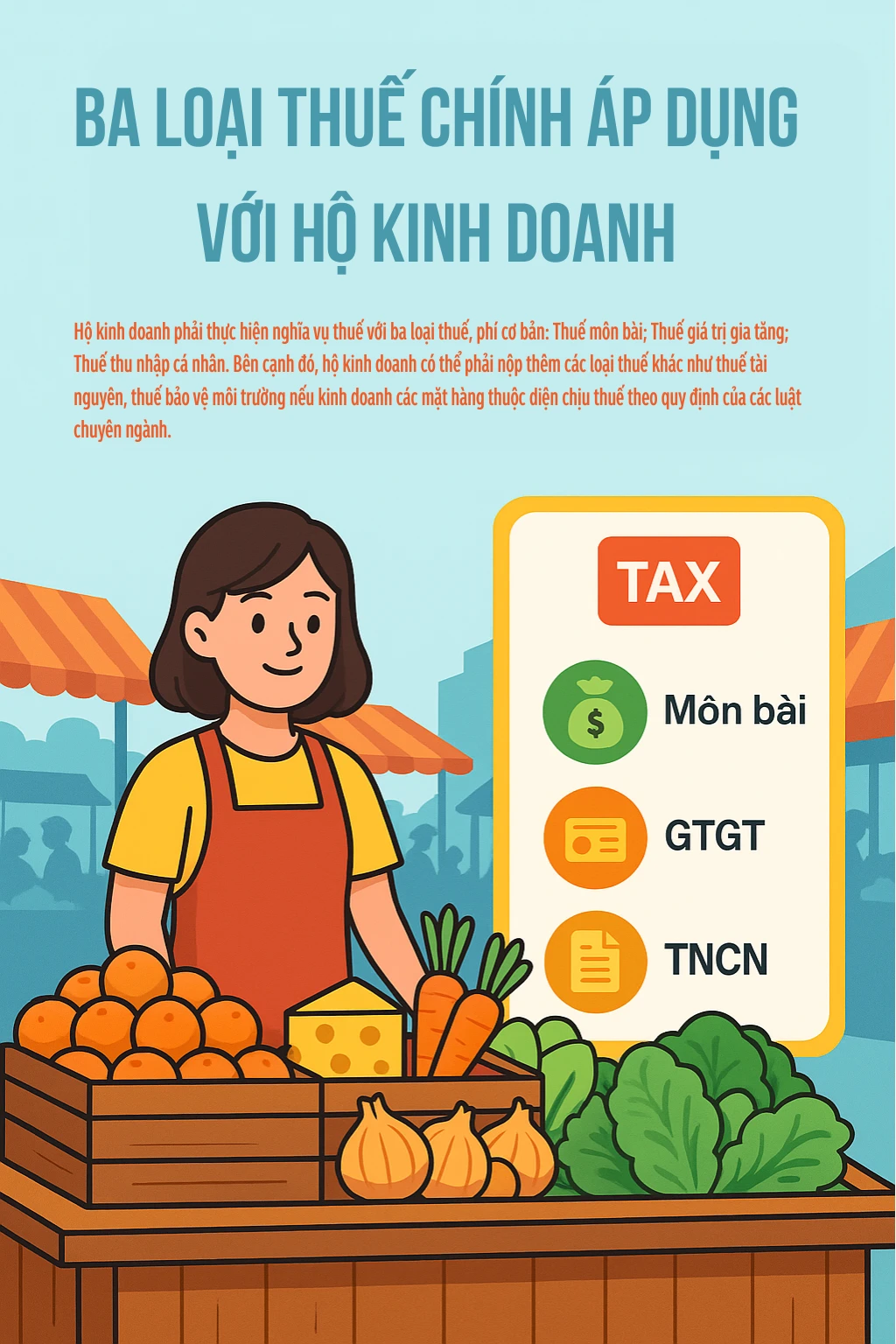 Những loại thuế hộ kinh doanh phải nộp năm 2025: Hơn 3 triệu hộ nên đọc ngay!