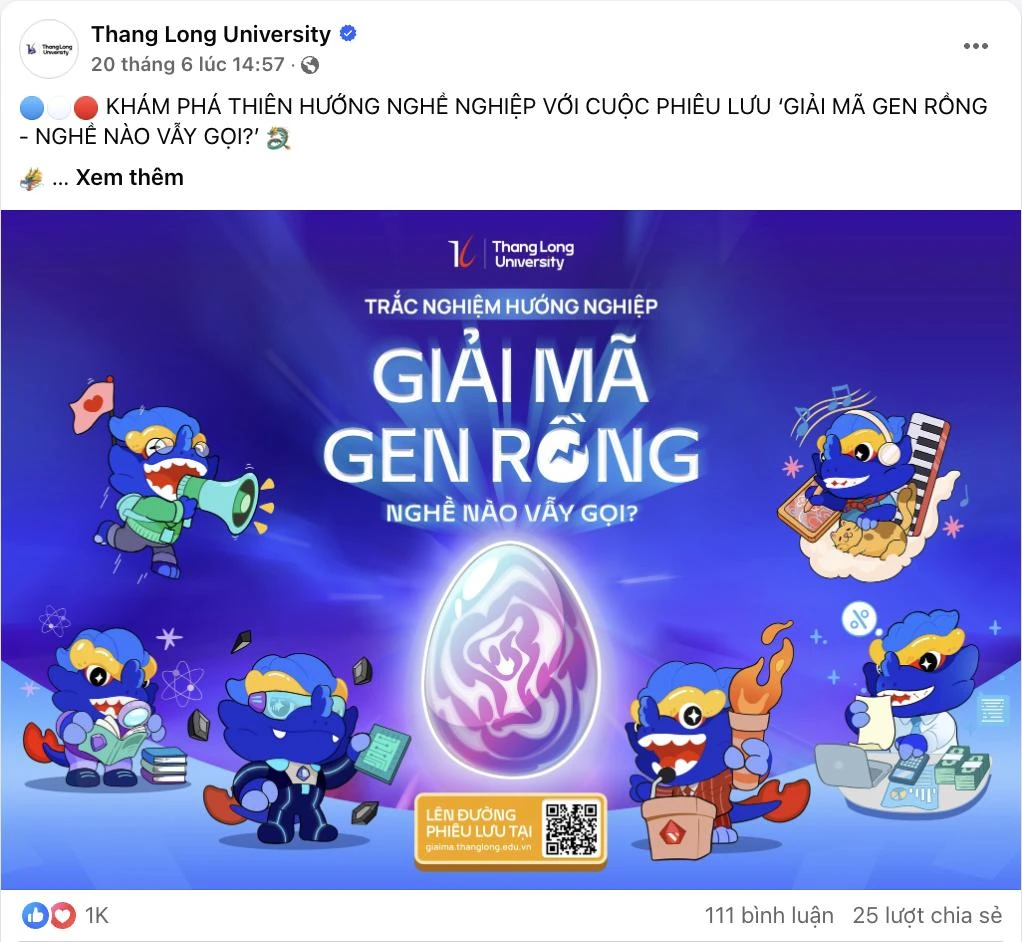 Một bài trắc nghiệm hướng nghiệp gây “bão mạng” mùa tuyển sinh 2025, Gen Z rần rần chia sẻ