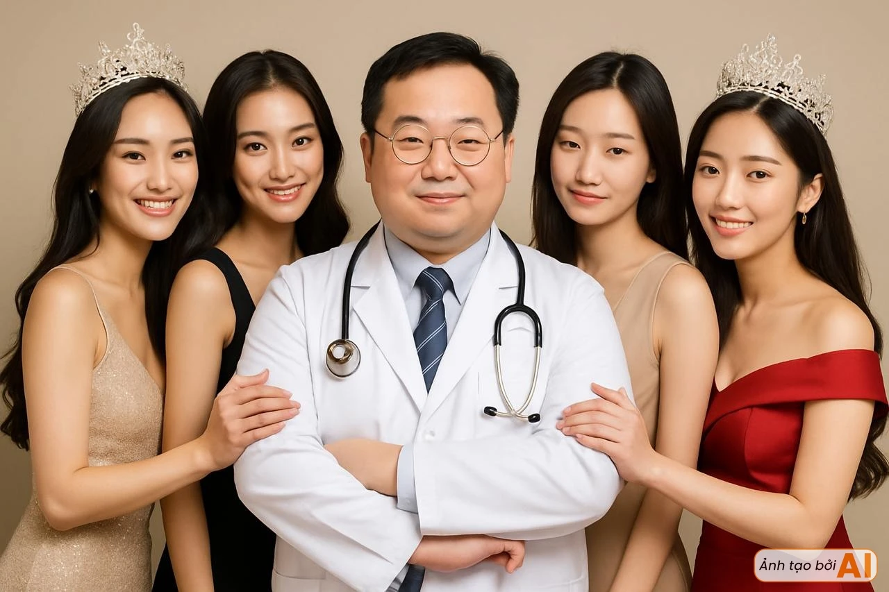 HÓNG: 1 bác sĩ thẩm mỹ nổi tiếng hẹn hò loạt nàng hậu Vbiz, khiến 2 mỹ nhân cùng bí mật sinh con thi nhau 