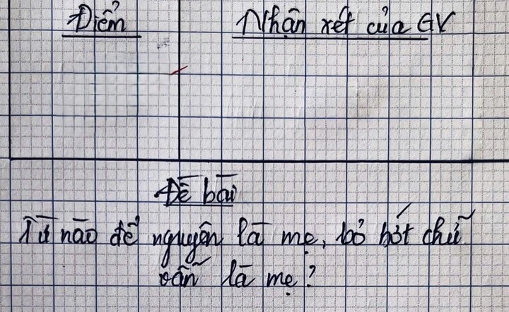 Từ nào để nguyên là mẹ, bỏ bớt chữ vẫn là mẹ?
