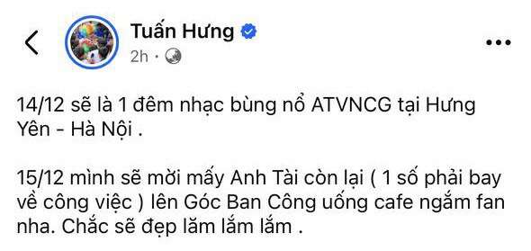 Chuyện gì đã xảy ra tại góc ban công nhà Tuấn Hưng tối nay?