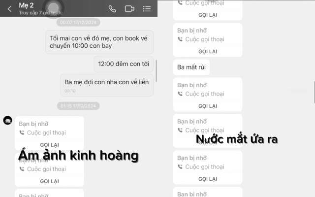 Hàng trăm cuộc gọi nhỡ của mẹ lúc nửa đêm và lời nhắn vỏn vẹn 3 từ khiến cô gái cảm thấy bất lực và kinh hoàng