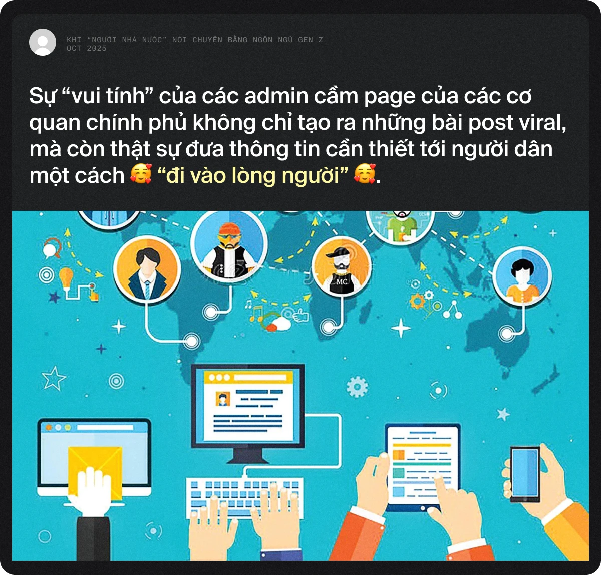 Khi “người nhà nước” nói chuyện bằng ngôn ngữ Gen Z