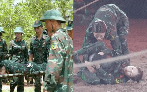 Hòa Minzy chấn thương nặng, phải nằm cáng sau màn đối đầu với Thiên Ân