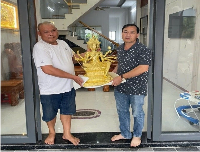 Camera ghi lại 3 gương mặt trong vụ trộm ở chùa Tam Phước, tỉnh Đồng Nai