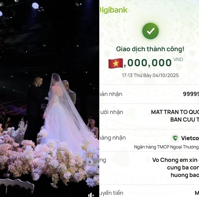Quang Vinh, Mỹ Linh trích quà cưới ủng hộ đồng bào vùng bão lũ