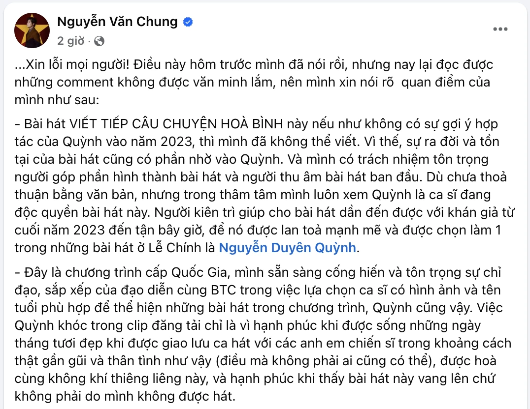 Cha đẻ ca khúc 2,2 tỷ view hot nhất dịp 30/4 bất ngờ xin lỗi