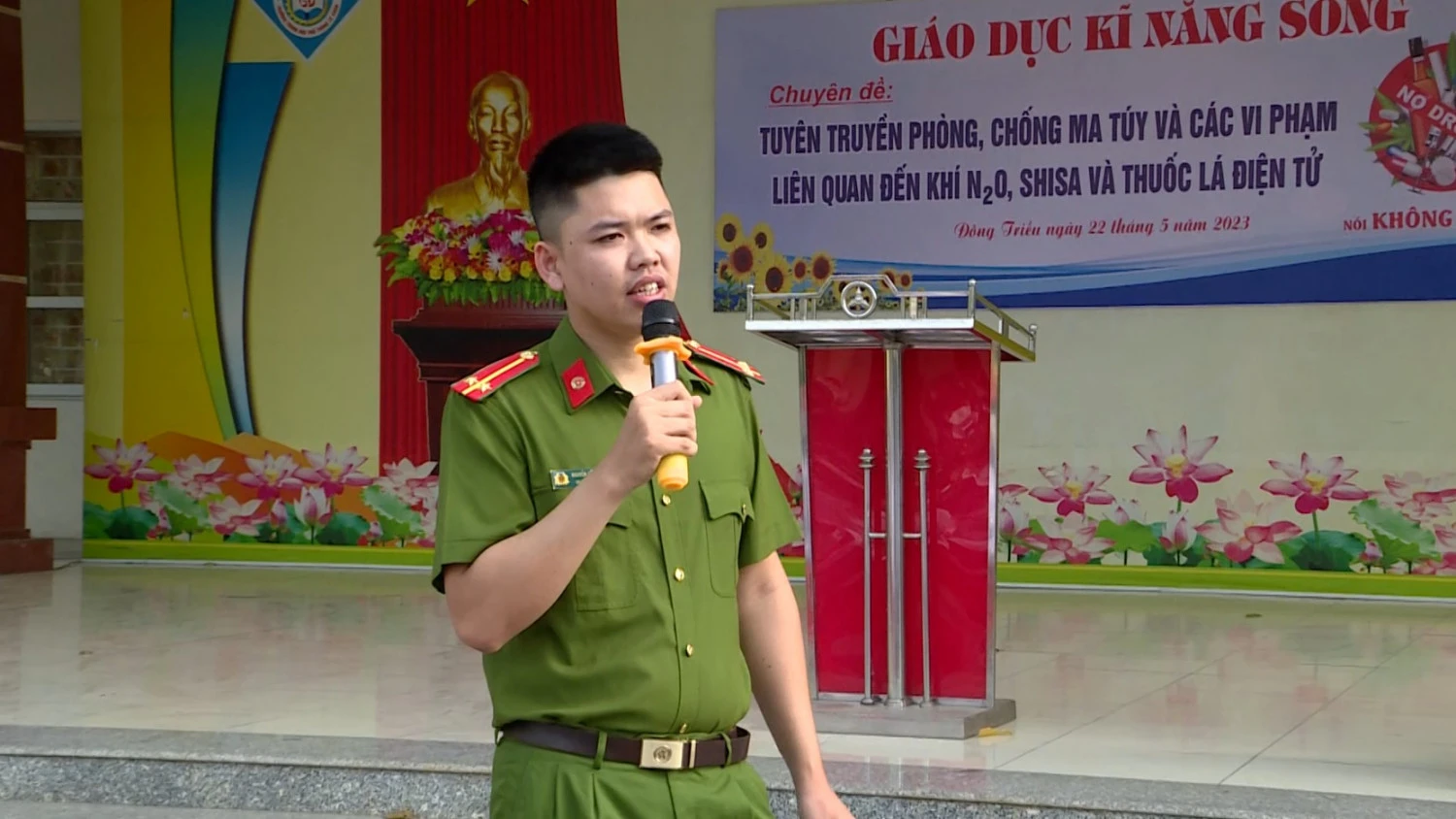 Chân dung Thượng úy Nguyễn Đăng Khải - người chiến sĩ hi sinh khi truy bắt nhóm đối tượng vận chuyển trái phép chất ma túy tại Quảng Ninh