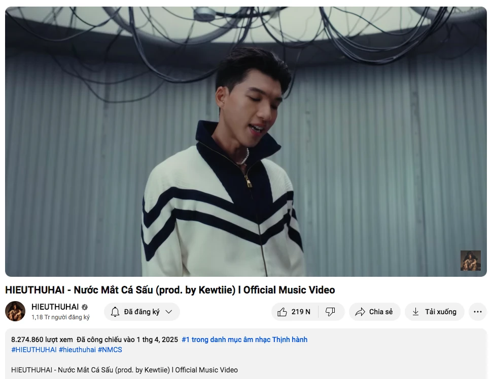 HIEUTHUHAI thổ lộ việc rap giọng Bắc, mong muốn trở thành idol toàn năng