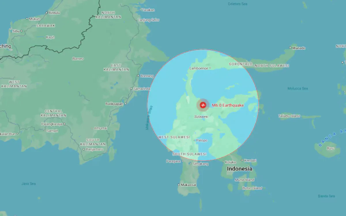 Động đất mạnh rung chuyển đảo Sulawesi của Indonesia