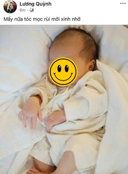 Quỳnh Lương đăng ảnh con gái nhưng vội xoá gấp vì để lộ điều nhạy cảm?