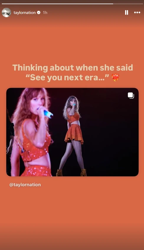 Bức ảnh màu cam của Taylor Swift khiến cả thế giới chấn động