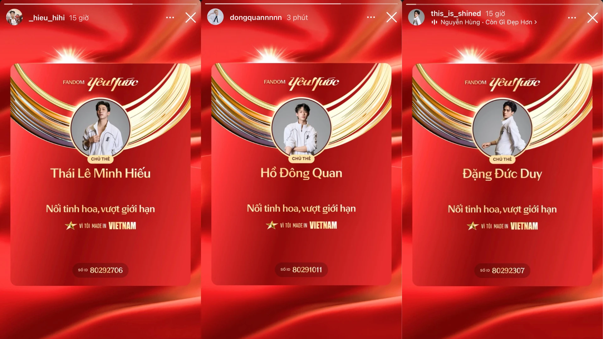 Dàn nam thần Tân Binh Toàn Năng gia nhập Fandom Yêu Nước, fan thi nhau vừa 