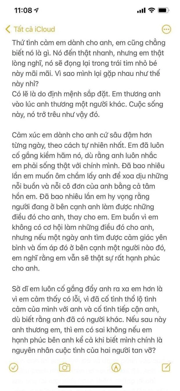 Full không che 5 bức thư tình nàng thơ Vbiz gửi Chủ tịch: 