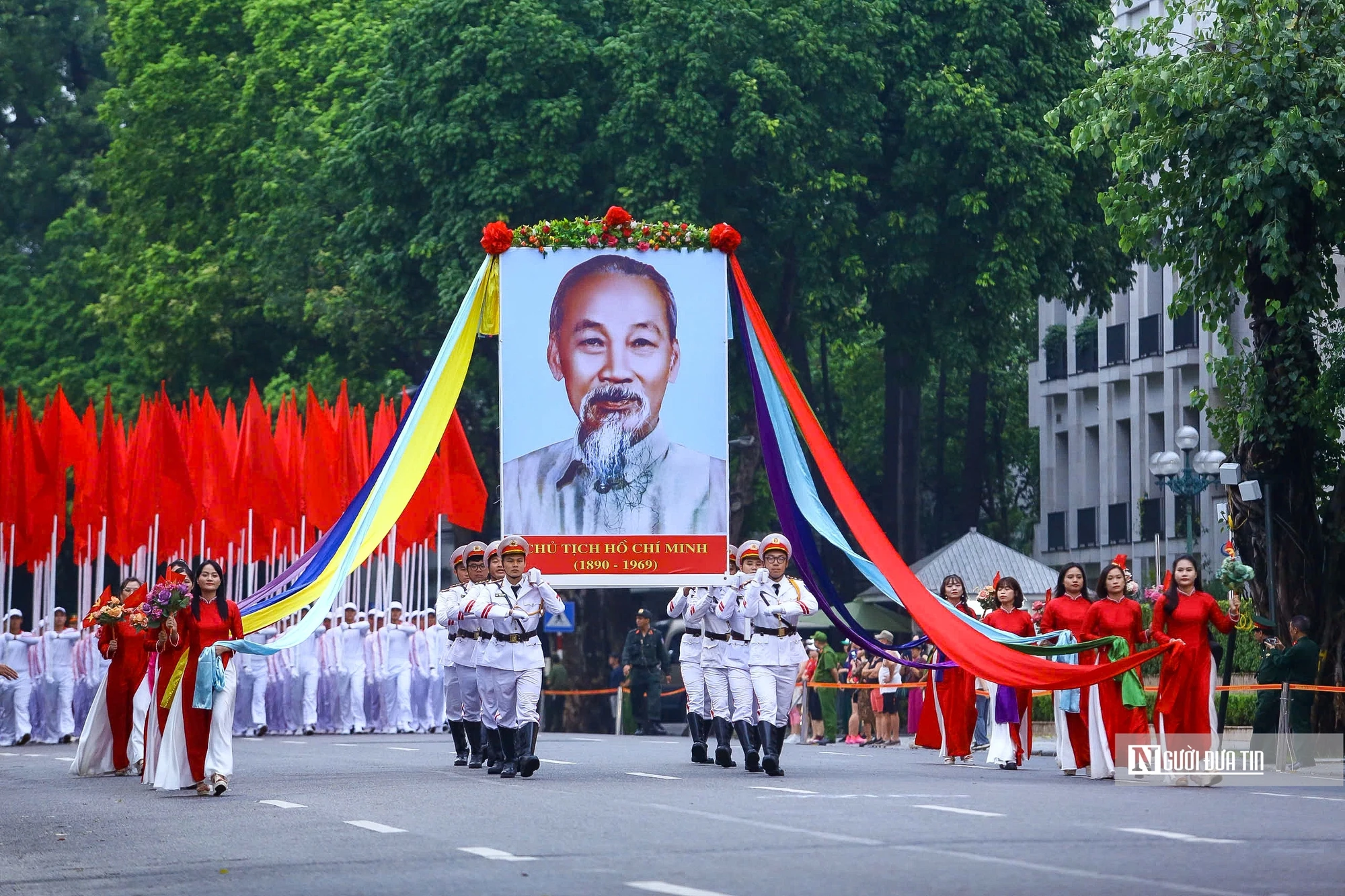 Công an Hà Nội sơ duyệt diễu binh chào mừng kỷ niệm 80 năm Cách mạng Tháng Tám