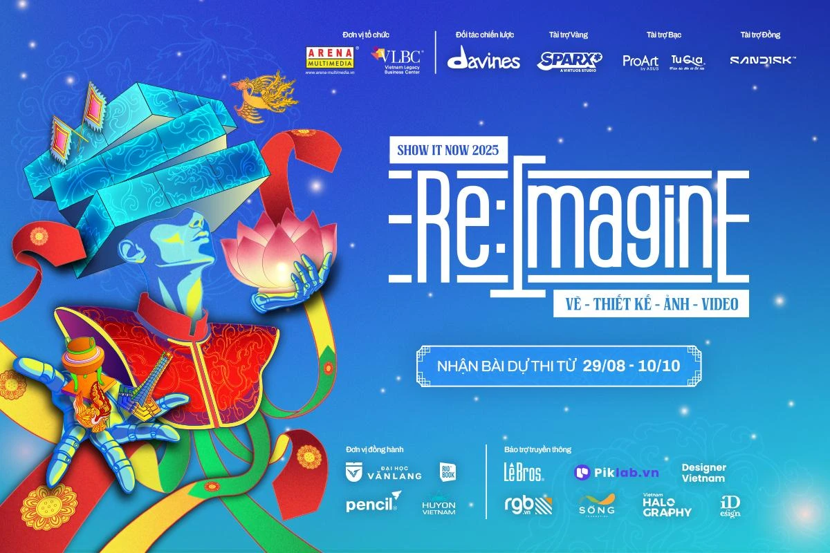Sân chơi sáng tạo Show It NOW 2025 trở lại với chủ đề Re-Imagine: Vì một Việt Nam đẹp hơn