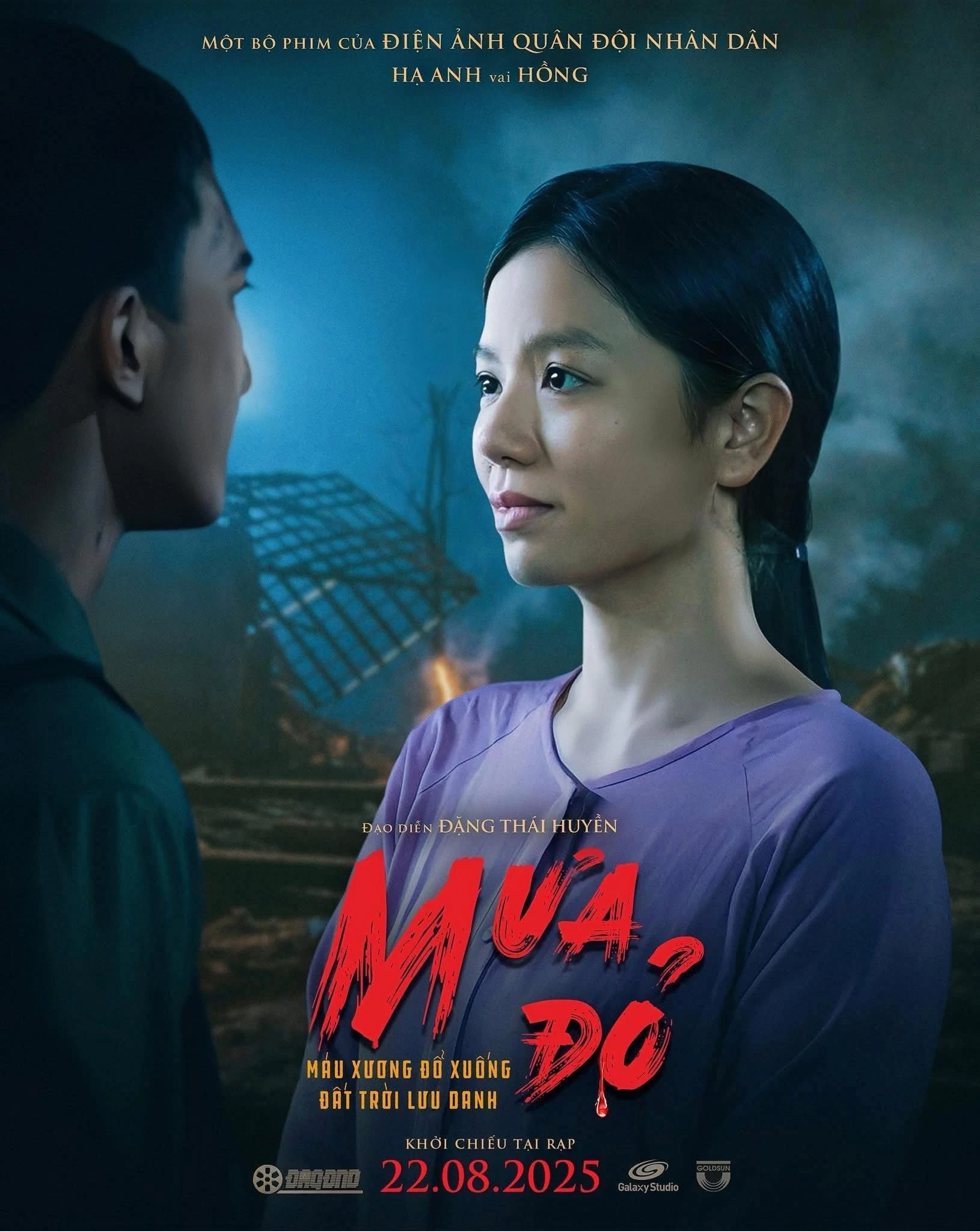 Bóng hồng duy nhất của dàn diễn viên trẻ phim Mưa Đỏ: Để mặt mộc hoàn toàn trên phim, đạo diễn không cho làm 1 điều trước khi quay cảnh tình cảm