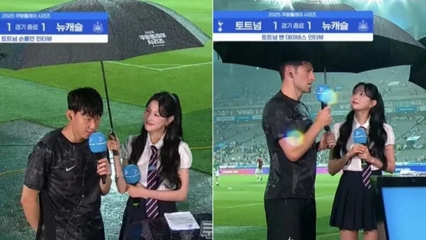 Son Heung-min gây tranh cãi dữ dội vì hành động thiếu tinh tế với nữ thần tượng Oh Ha Young