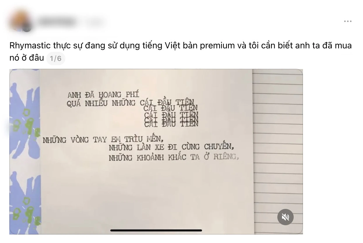 Một Anh Trai có biệt tài dùng “tiếng Việt premium”: Viết 1 đoạn rap mà như “dát vàng lỗ tai”, càng nghe càng cuốn