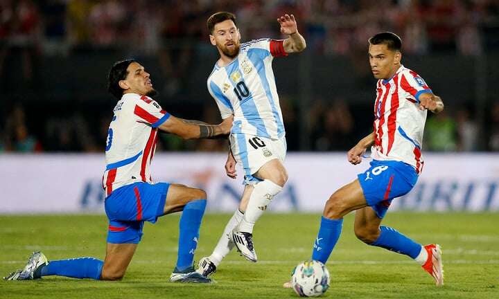 Messi không ghi bàn, Argentina thua ngược Paraguay