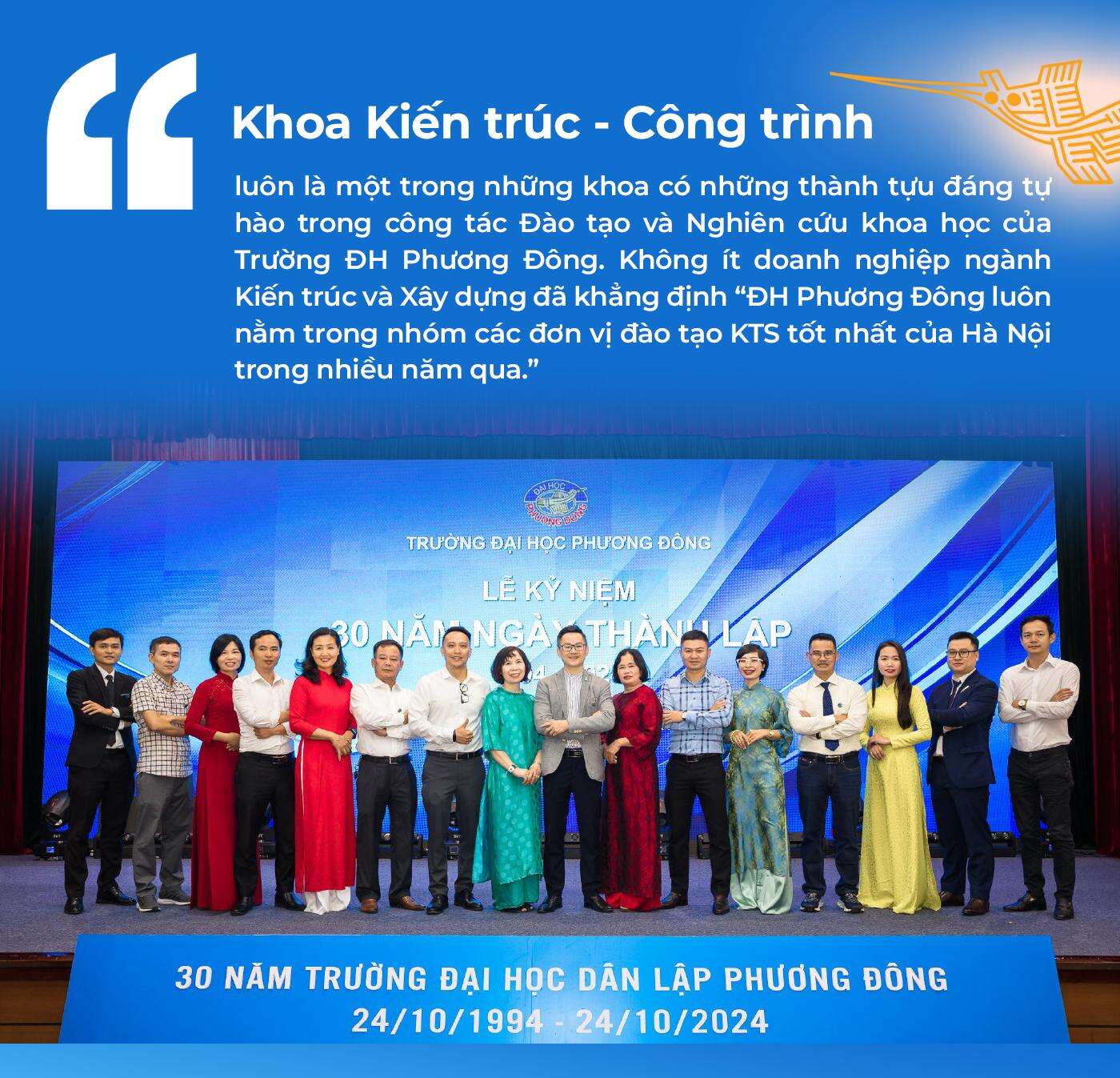 Khoa Kiến trúc - Công trình trường Đại học Phương Đông: Nơi ươm mầm những tài năng sáng tạo