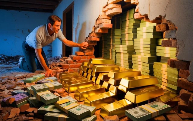 Phát hiện 50 thỏi vàng và gần 52 tỷ đồng tiền mặt giấu trong vách ngăn tường, hé lộ manh mối tiềm năng về một sự kiện chấn động lịch sử