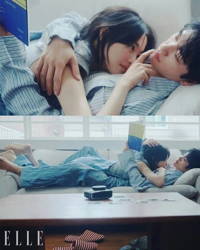 Nữ diễn viên nổi tiếng chụp ảnh nằm cả lên người bạn diễn nam: Yêu thật hay dối trá bất chấp thế này?
