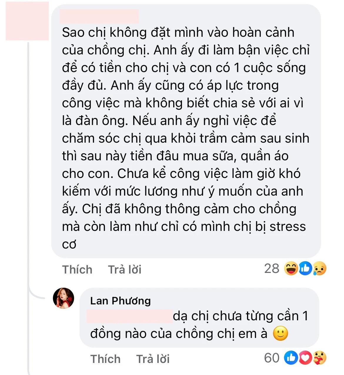 Lan Phương hậu ly thân chồng Tây: 
