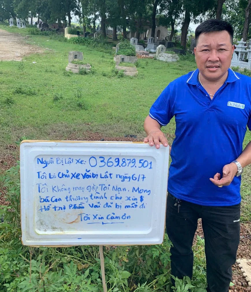 Vụ lật xe mất 4 tấn vải: Chủ hàng nhận được gần 10 triệu đồng từ nhiều số tài khoản lạ