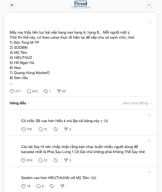 Sao hạng A nào có cát xê cao nhất Việt Nam: Mỹ Tâm không qua nổi người này?