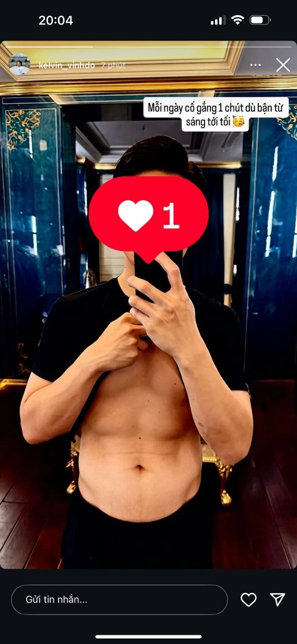 Thiếu gia nhà bầu Hiển vừa là sếp lớn, vừa làm bố đơn thân vẫn tranh thủ độ cơ bắp cuồn cuộn gây sốt