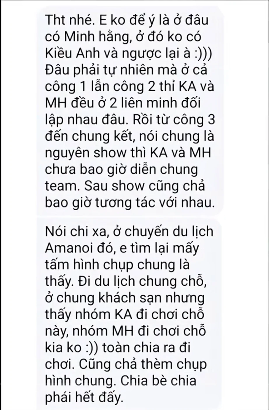 Rộ tin dàn Chị Đẹp chia bè kết phái, 1 