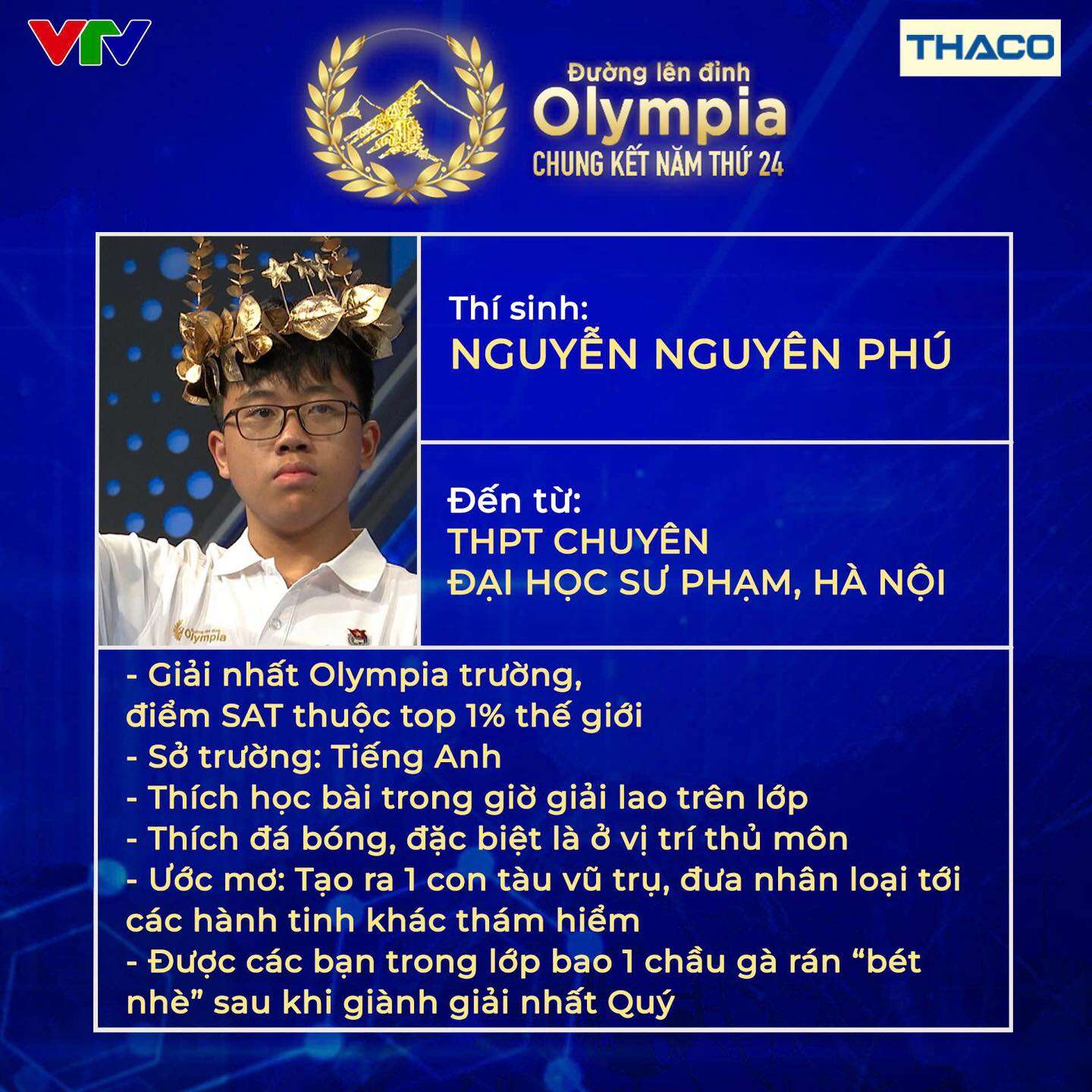 Ngôi trường mới nhất vừa đón cầu truyền hình Olympia 2024: Là 