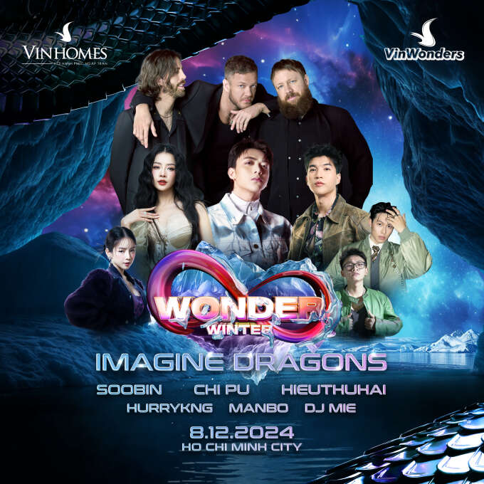 Siêu nhạc hội 8WONDER Winter chính thức mở bán vé sớm: Chớp ngay cơ hội gặp Imagine Dragons, SOOBIN - HIEUTHUHAI!