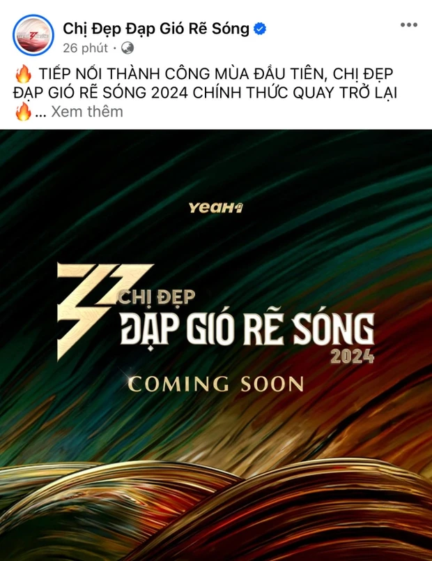 Chị Đẹp Đạp Gió thông báo mùa 2: Đông Nhi - Bích Phương bị réo tên, 1 cái tên được dự đoán 