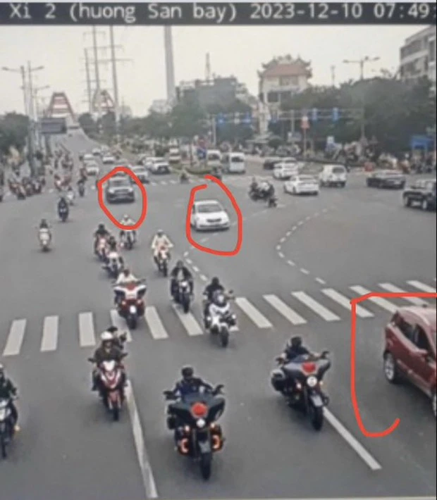 CSGT đang truy tìm đoàn mô tô Harley 