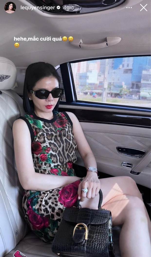 Lệ Quyên liên tục có động thái ẩn ý giữa lúc bị cư dân mạng chê ăn mặc kém sang