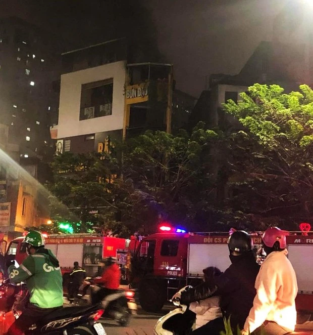 Hà Nội: Xảy ra cháy tại hàng bún đậu trên phố Minh Khai