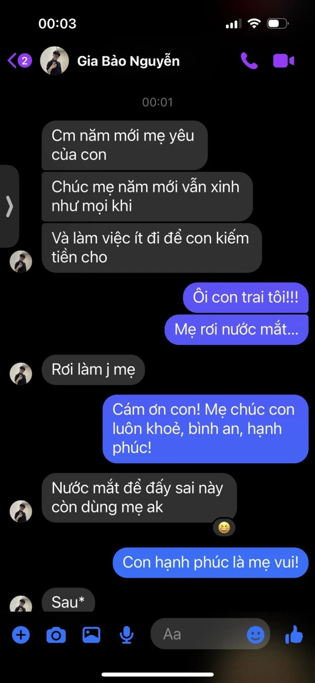Năm mới, con trai MC Thảo Vân dặn dò 1 câu khiến mẹ rơi nước mắt, ai cũng khen: Đẻ đứa con 