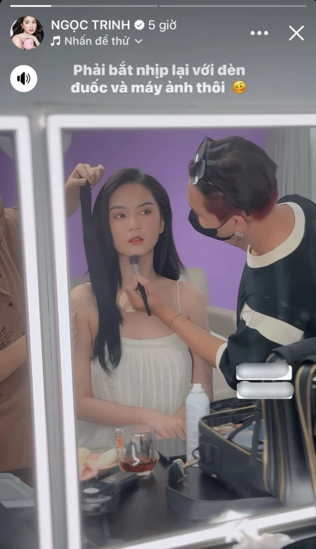 Sau 3 tuần về nhà, Ngọc Trinh trở lại làm việc nhưng gặp điều khó khăn này