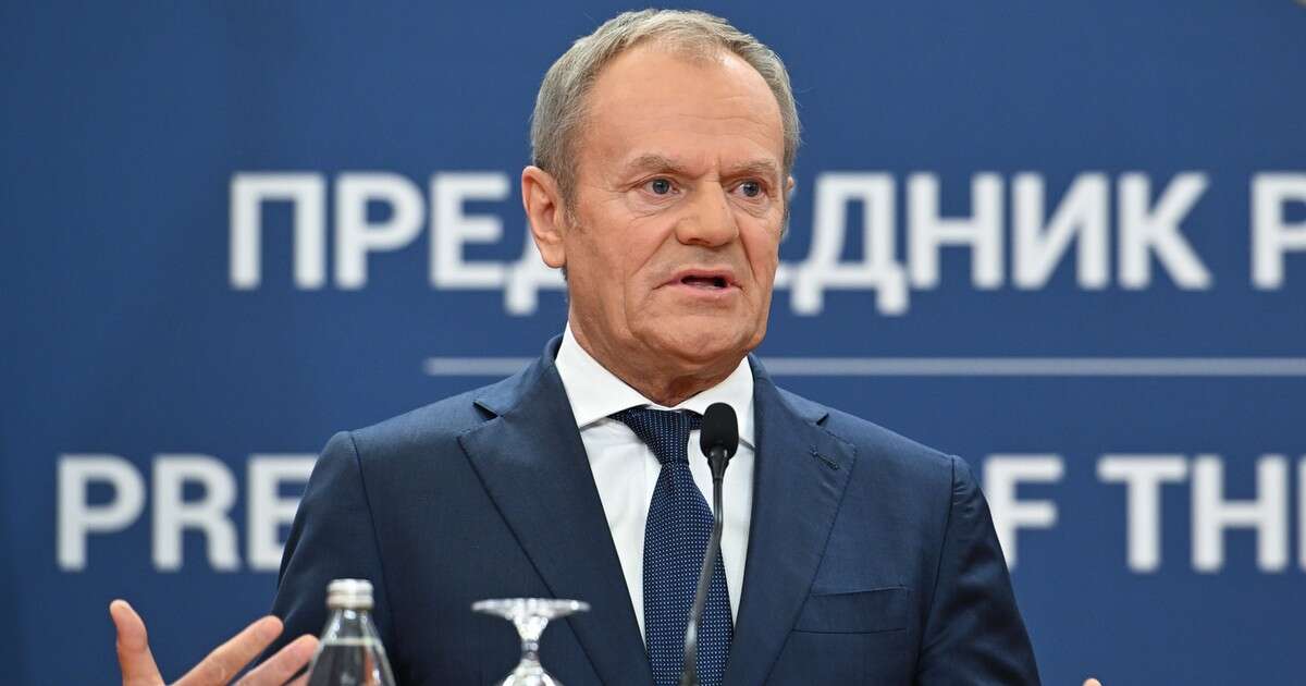 Donald Tusk komentuje wyniki sondaży. 