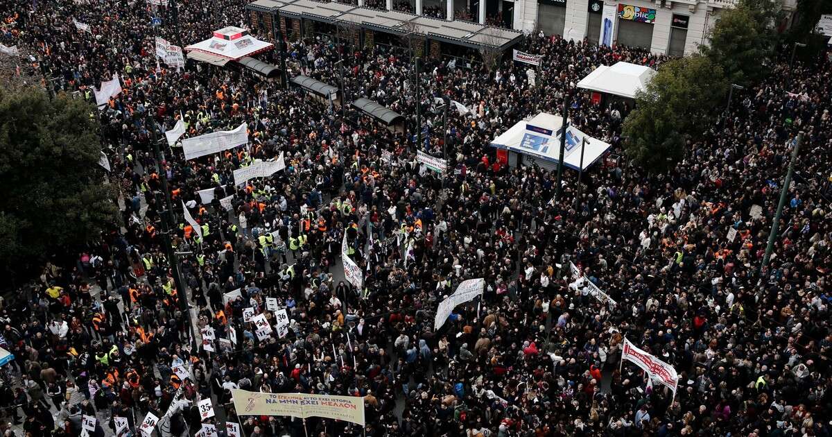 Ogromne protesty w Grecji. Tysiące ludzi na ulicach. 