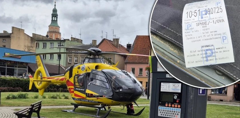 Śmigłowiec LPR wylądował w centrum miasta. Zachowanie pilota zaskoczyło wszystkich